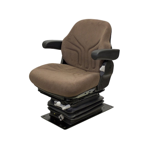 Aftermarket 6796 Brown Uni Pro Air Seat Mechanical Suspension Fits John Deere 2750 2755 2950 SEQ90-0199 - main
